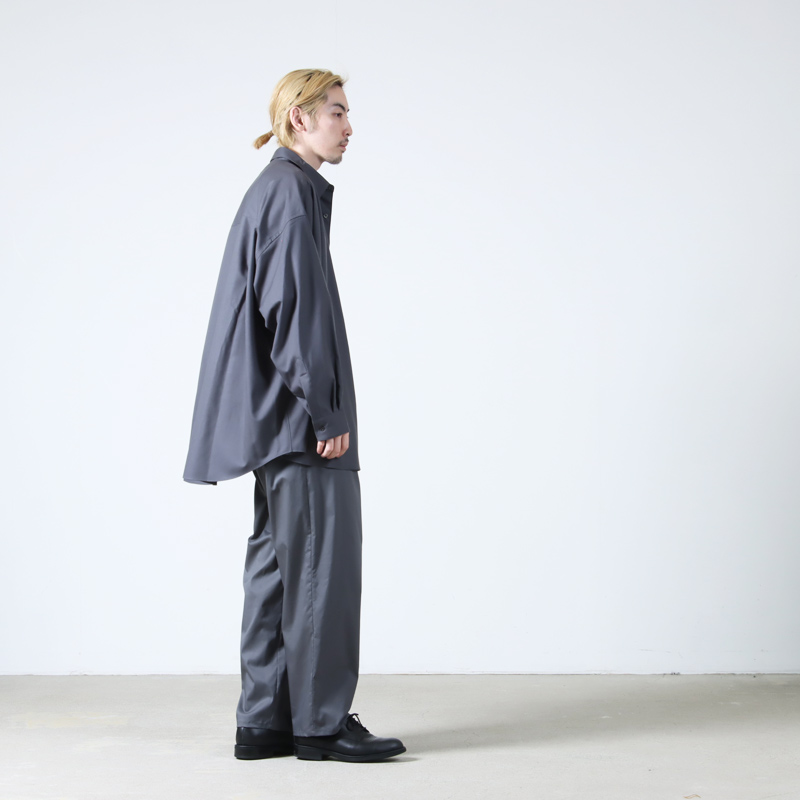 Graphpaper (グラフペーパー) Extra Fine Wool L/S Oversized Regular