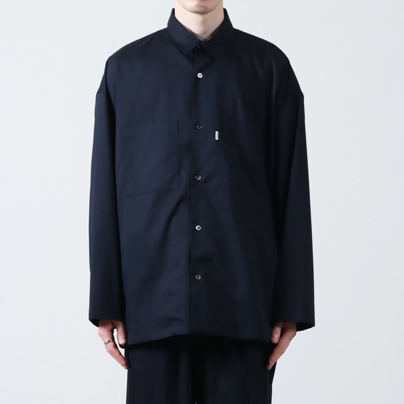 Graphpaper (グラフペーパー) Solotex Twill L/S Oversized Box Shirt