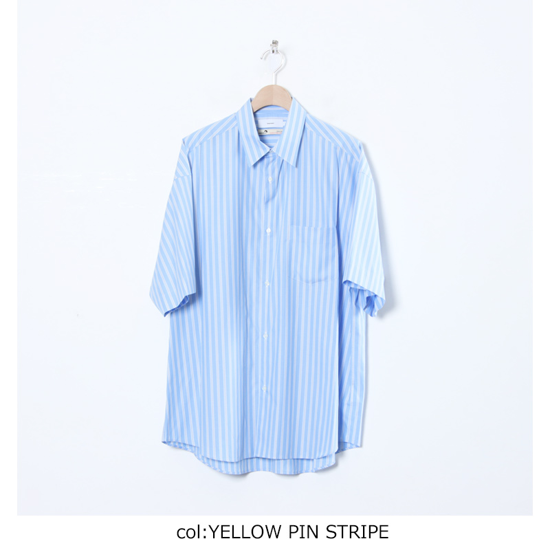 Graphpaper (グラフペーパー) SIDOGRAS S/S Oversized Regular Collar