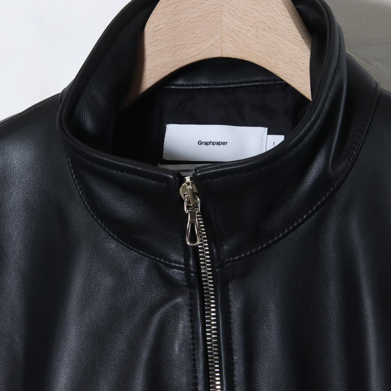 Graphpaper (グラフペーパー) Sheep Leather Track Blouson / シープ