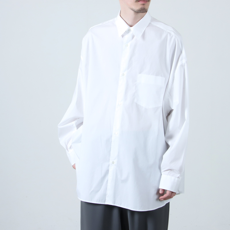 Graphpaper (グラフペーパー) Broad L/S Oversized Regular Collar