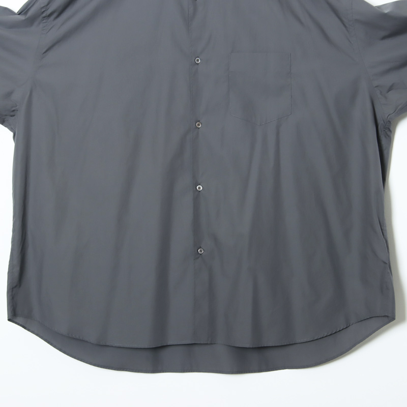 Graphpaper (グラフペーパー) Broad L/S Oversized Band Collar Shirt