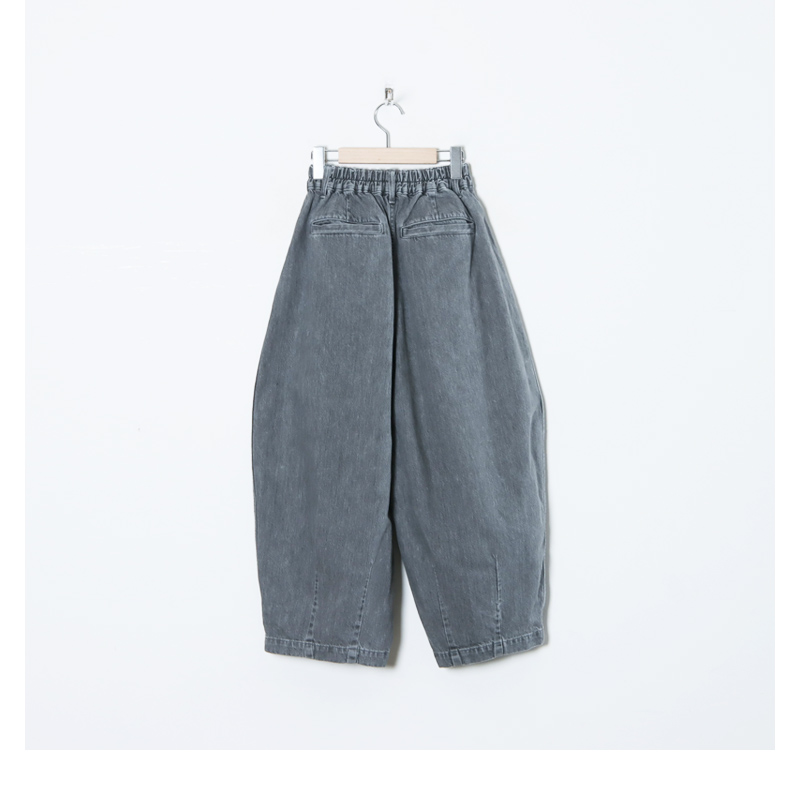 HARVESTY (ハーベスティ) サーカスパンツ ブラックデニム