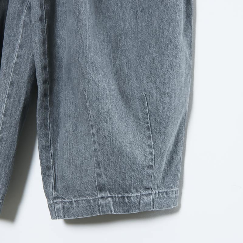 HARVESTY (ハーベスティ) サーカスパンツ ブラックデニム