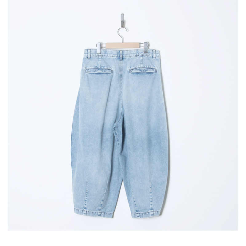 HARVESTY (ハーベスティ) ビッグデニム サーカスパンツ 10oz DENIM