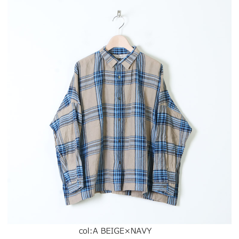 ICHI Antiquites (イチアンティークス) リネンタータンチェック