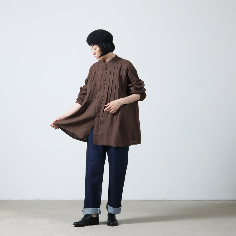 ICHI Antiquites (イチアンティークス) FRENCH LINEN シャツ