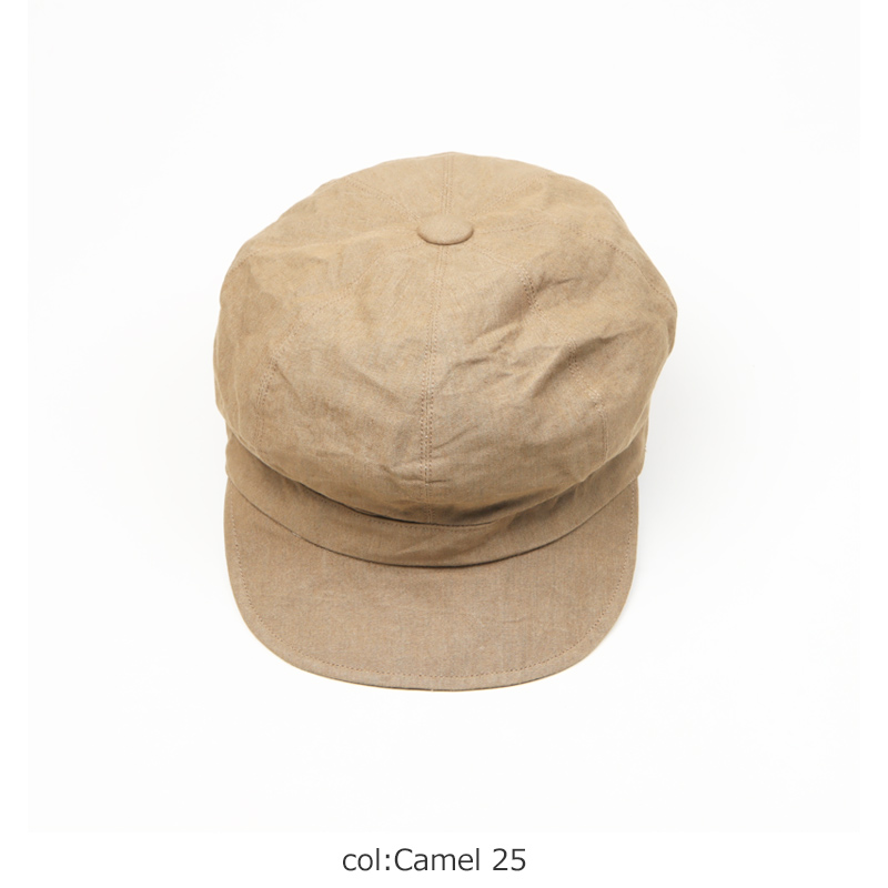 KIJIMA TAKAYUKI (キジマタカユキ) PAPER LINEN STAND CASQUETTE