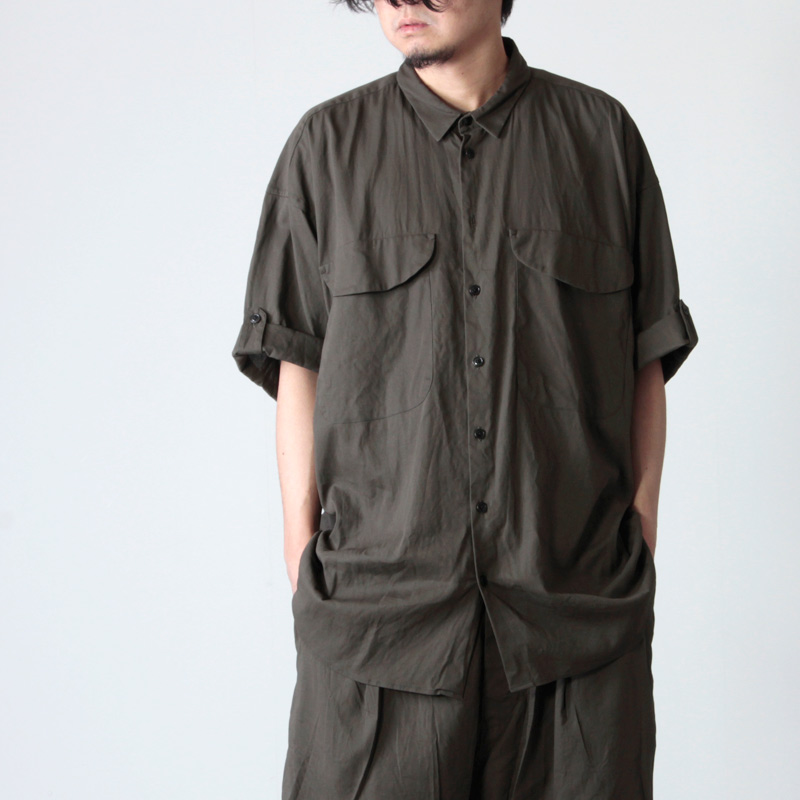 KLASICA (クラシカ) SH-034-Wv / ルーズハーフスリーブシャツ