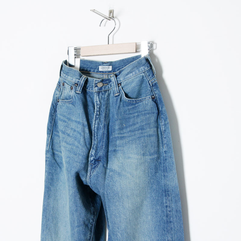 LENO (リノ) KAY HIGH WAIST JEANS FADE INDIGO / ケイハイウエスト
