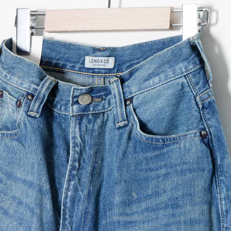 LENO (リノ) KAY HIGH WAIST JEANS FADE INDIGO / ケイハイウエスト