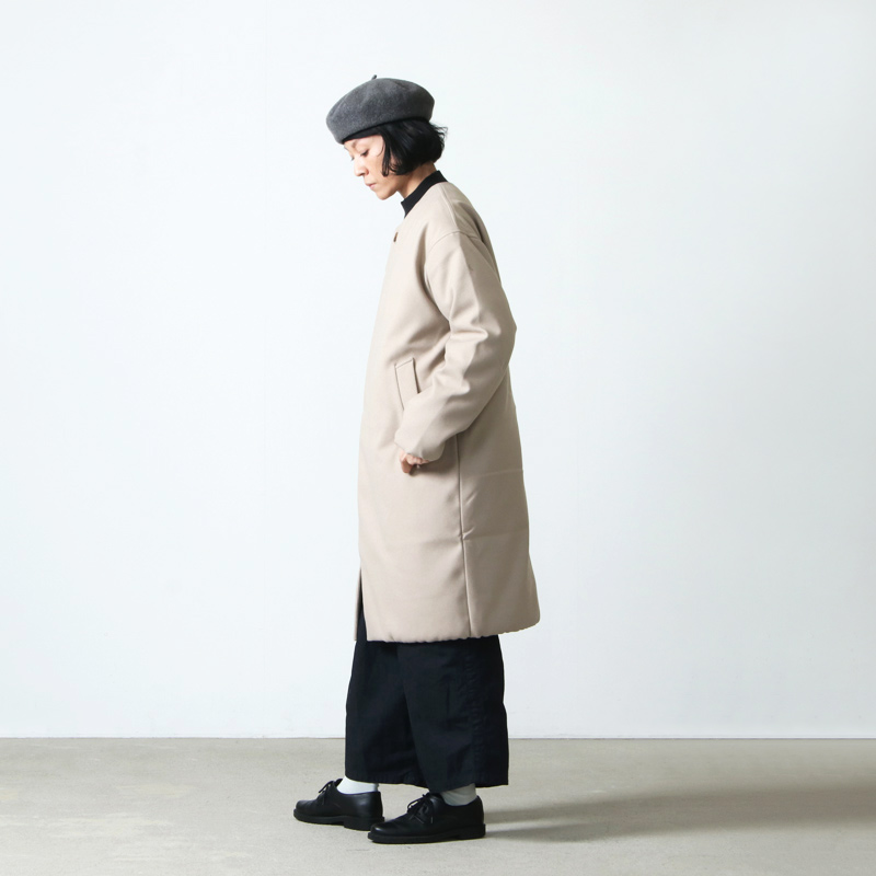 LOFT LABO (ロフトラボ) MITTO / NO COLLAR DOWN JACKET / ノーカラー