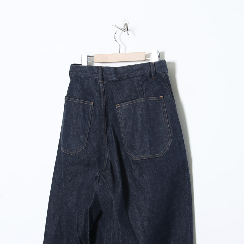 mizuiro ind (ミズイロインド) ハイウエストデニムパンツ