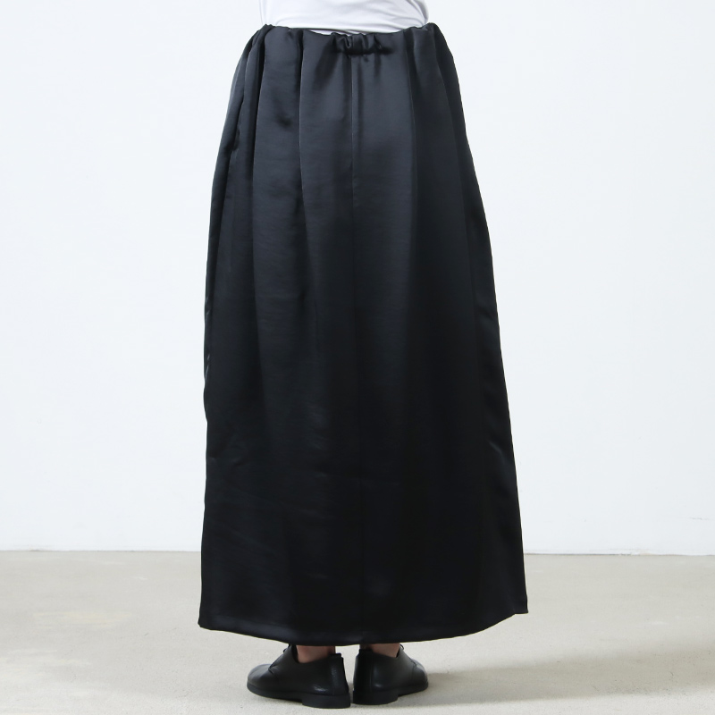 mizuiro ind (ミズイロインド) フロントタックロングスカート