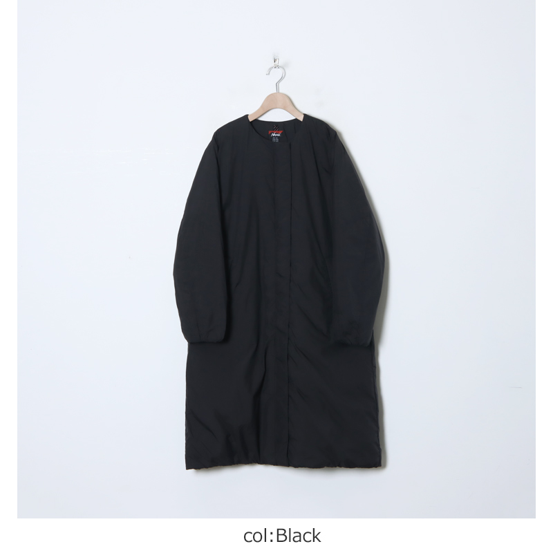 NANGA (ナンガ) NO COLLAR DOWN COAT / ノーカラーダウンコート