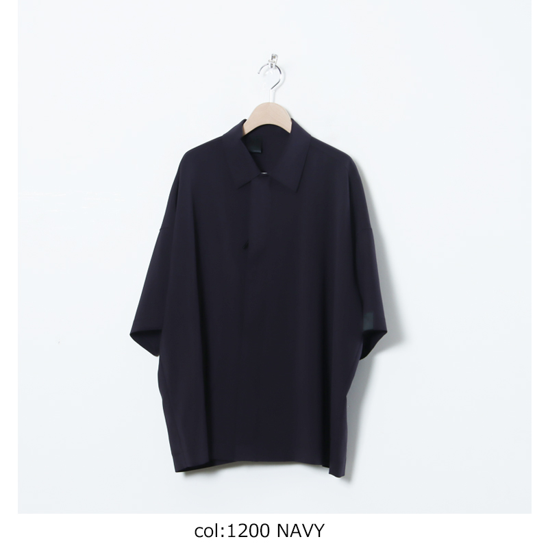 N.HOOLYWOOD (エヌハリウッド) ZIP UP HALF SLEEVE SHIRT / ジップ
