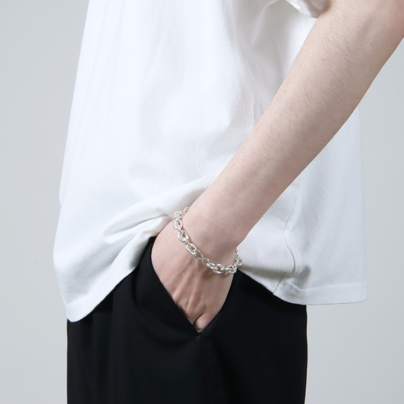 roundabout (ラウンダバウト) Silver Cross-Over Bracelet / シルバー