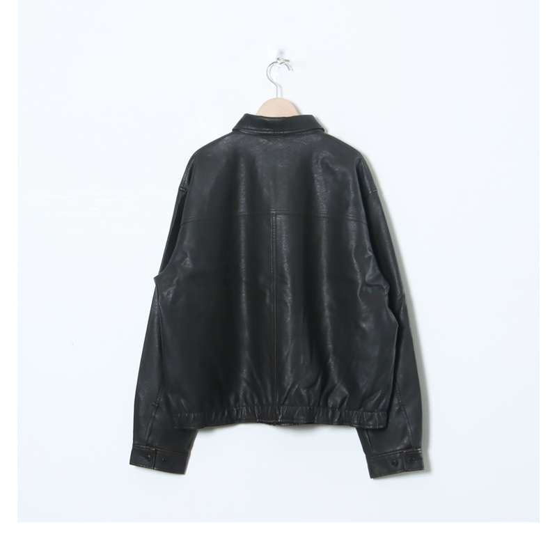 SEDAN ALL-PURPOSE (セダンオールパーパス) Synthetic Leather Jacket