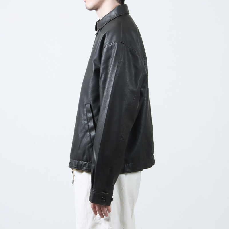 SEDAN ALL-PURPOSE (セダンオールパーパス) Synthetic Leather Jacket