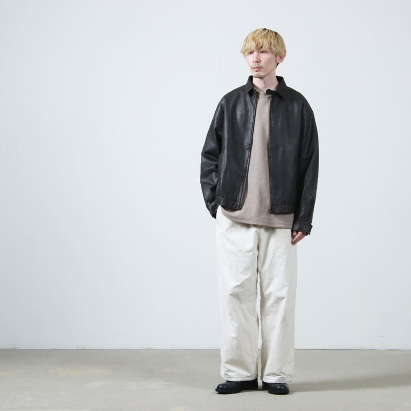 SEDAN ALL-PURPOSE (セダンオールパーパス) Synthetic Leather Jacket