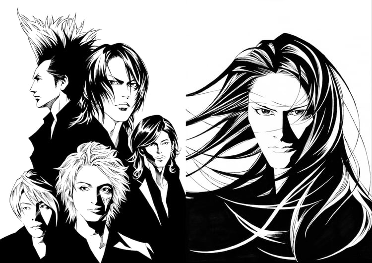 To-y」上條淳士がBUCK-TICKを描き下ろし、コラボTシャツ今冬発売