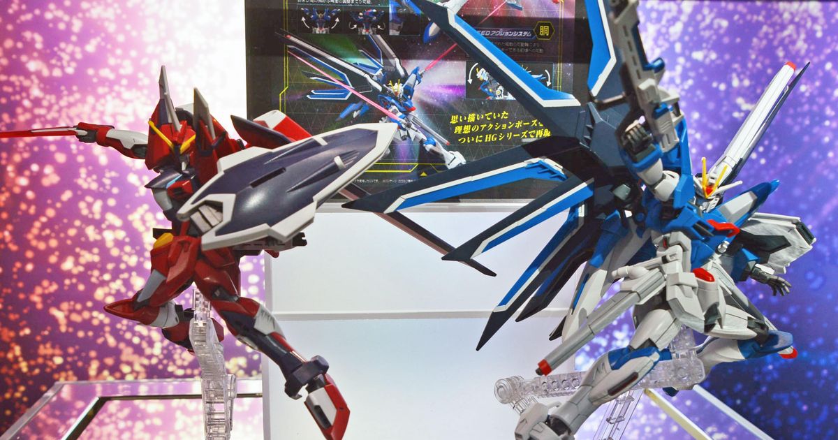 劇場版『ガンダムSEED』HGライジングフリーダム＆イモータル