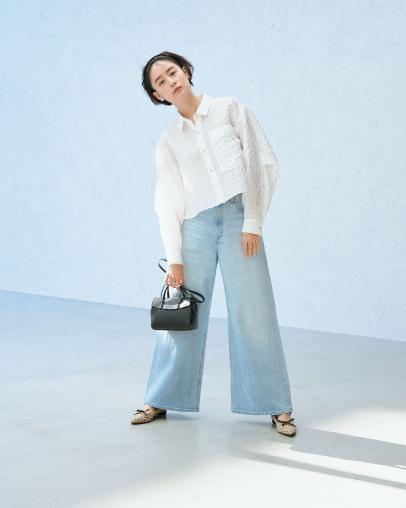 話題沸騰【ヤヌークのデニム】大HIT『ワイドフレア』に新色が登場