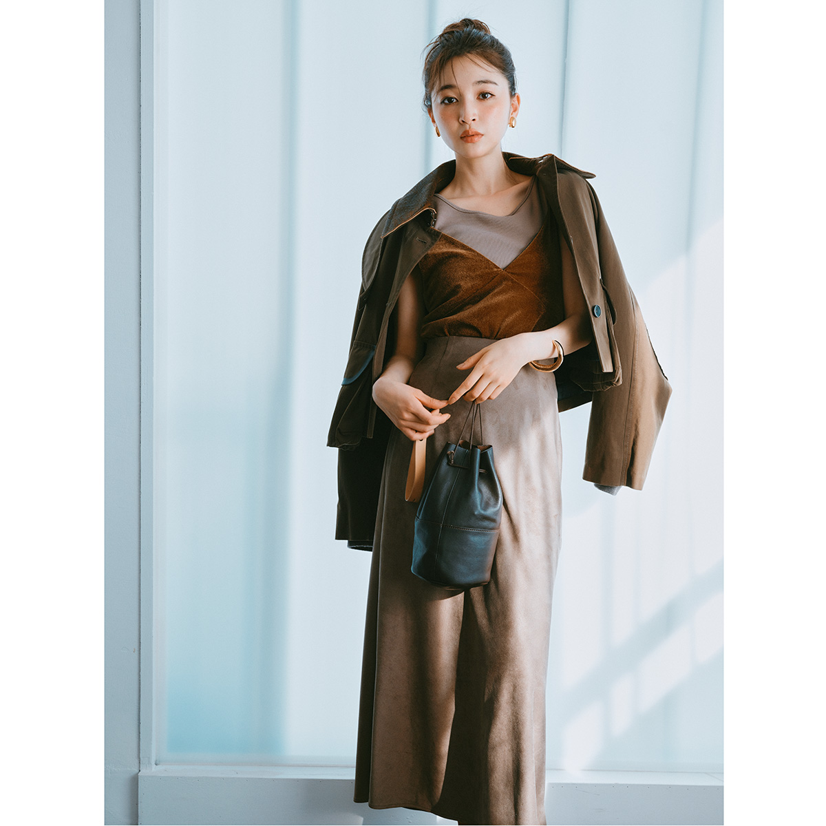 人気スタイリスト・丸林広奈さんが注目】“ソフトミリタリー”な秋のMIX