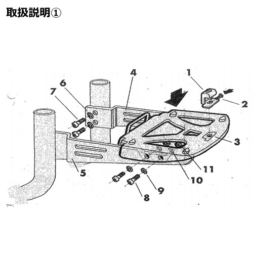トップマスターフィッティングキット シーシーバー取付(レブル250/500