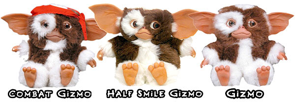 グレムリン ギズモ ぬいぐるみ ネカ版 3種アソート カートン[ネカ