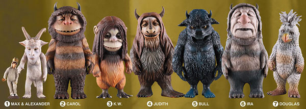 ヴァイナルコレクティブルドール かいじゅうたちのいるところ 7種