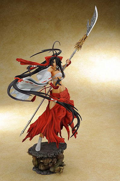 一騎当千 関羽雲長 巫女Ver.（赤） 1/6 完成品フィギュア