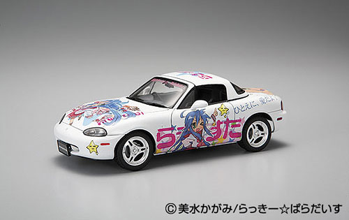 痛車 No.3 1/24 らき☆すた ロードスター 1800RS プラモデル[アオシマ