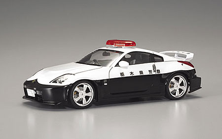 プラモデル 塗装済パトカー 1/24 Z33 NISMO 栃木県警高速隊[アオシマ