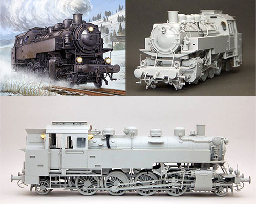 1/35 ドイツ鉄道公社 蒸気機関車 BR86 プラモデル-amiami.jp-あみあみ