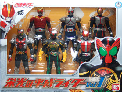 仮面ライダー 栄光の平成ライダー Vol.1 ソフビフィギュア 6体セット
