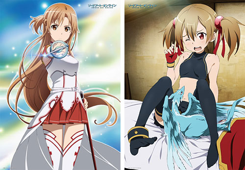 ソードアート・オンライン お風呂ポスターAセット(アスナ、シリカ