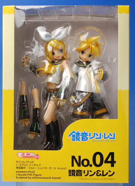 モエコレPLUS No4 鏡音リン＆レン 1/6 完成品フィギュア
