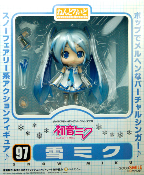 中古】(本体A-/箱B)ねんどろいど 雪ミク （さっぽろ雪まつり、ワンダー