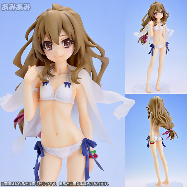 とらドラ！ 逢坂大河 水着Ver. 1/7 完成品フィギュア[キューズQ]《在庫