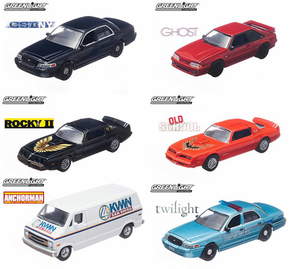 イデア GREENLIGHT ミニカー 1/64 Hollywood Series - シリーズ5 6種