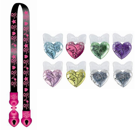 プリティーリズム ギターストラップ＆ミュージックストーンセット