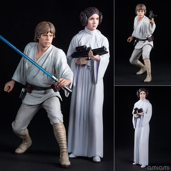 ARTFX＋ スター・ウォーズ ルーク・スカイウォーカー ＆ レイア姫 1/10