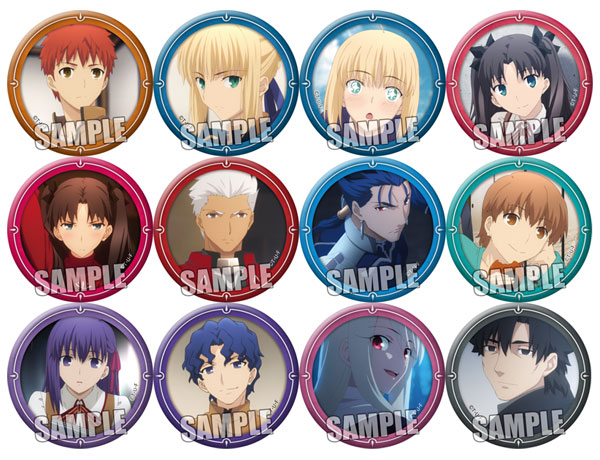 Fate stay night ufotable キャスター メディア 缶バッジ Fate stay