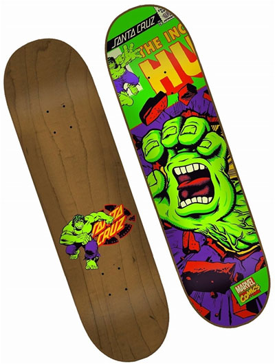 マーベル/ ハルク スクリーミングハンド スケートボード デッキ[NHS