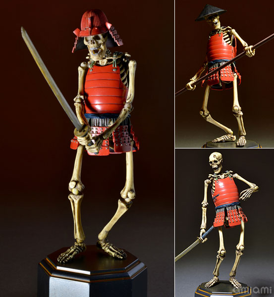 中古】(本体A-/箱B)KT Project KT-010 タケヤ式自在置物 骸骨武者【着