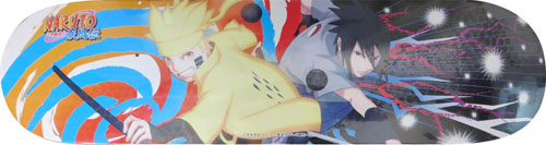 NARUTO-ナルト-疾風伝 スケートボードデッキ8.0 ナルト＆サスケ