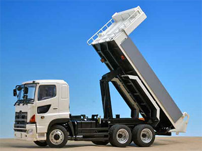 1/50 日野プロフィアFS 6×4 ダンプトラック 白 フルキャブ 標準ルーフ