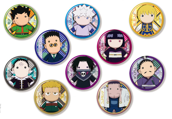 CANバッジ ハンター×ハンター ヒソカの玩具箱シリーズ 10個入りBOX