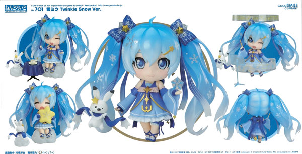 中古】(本体A/箱B)ねんどろいど 雪ミク Twinkle Snow Ver. (ワンダー